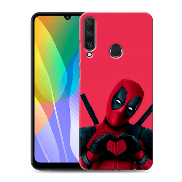 Силиконовый чехол на Huawei Y6p с принтом Дедпул Deadpool