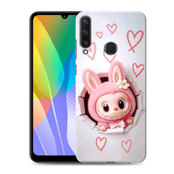Силиконовый чехол на Huawei Y6p с принтом Labubu Лабубу Силиконовый чехол на Huawei Y6p с принтом Labubu Лабубу