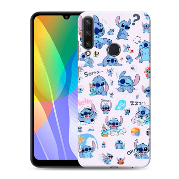 Силиконовый чехол на Huawei Y6p с принтом Лило и Стич Силиконовый чехол на Huawei Y6p с принтом Лило и Стич