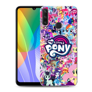 Силиконовый чехол на Huawei Y6p с принтом My little pony Дружба чудо