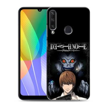 Силиконовый чехол на Huawei Y6p с принтом Death note Тетрадь смерти