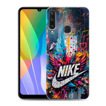 Силиконовый чехол на Huawei Y6p с принтом Nike Найк