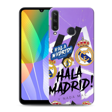 Силиконовый чехол на Huawei Y6p с принтом Real Madrid Реал Мадрид