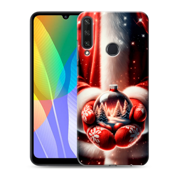 Силиконовый чехол на Huawei Y6p с принтом Новый год Силиконовый чехол на Huawei Y6p с принтом Новый год
