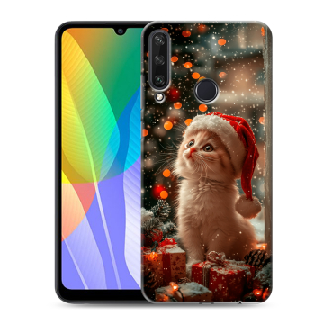 Силиконовый чехол на Huawei Y6p с принтом Новый год Силиконовый чехол на Huawei Y6p с принтом Новый год