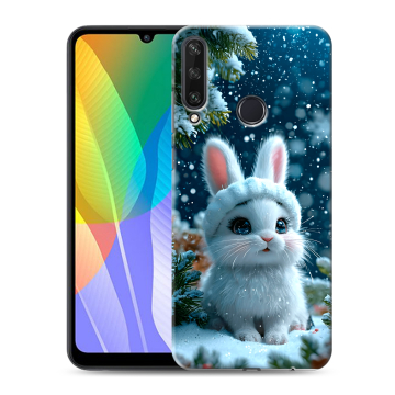 Силиконовый чехол на Huawei Y6p с принтом Новый год Силиконовый чехол на Huawei Y6p с принтом Новый год