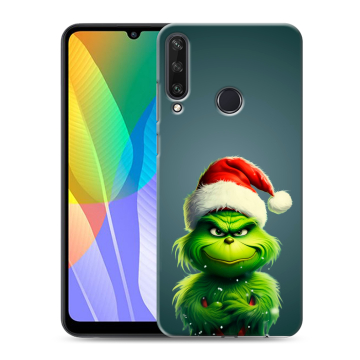 Силиконовый чехол на Huawei Y6p с принтом Новый год