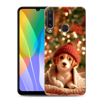 Силиконовый чехол на Huawei Y6p с принтом Новый год