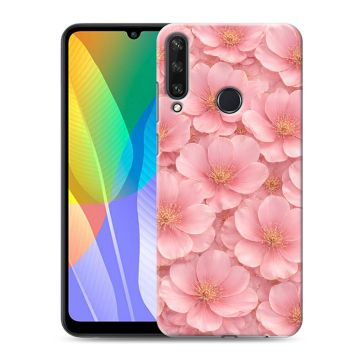 Силиконовый чехол на Huawei Y6p с принтом женский