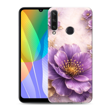 Силиконовый чехол на Huawei Y6p с принтом женский