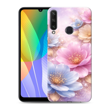 Силиконовый чехол на Huawei Y6p с принтом женский