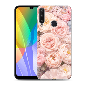 Силиконовый чехол на Huawei Y6p с принтом женский