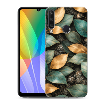 Силиконовый чехол на Huawei Y6p с принтом женский
