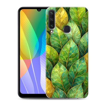 Силиконовый чехол на Huawei Y6p с принтом женский