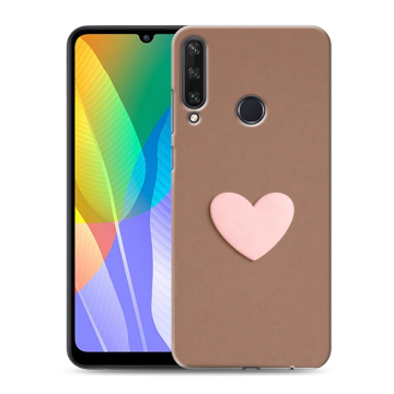 Силиконовый чехол на Huawei Y6p с принтом женский