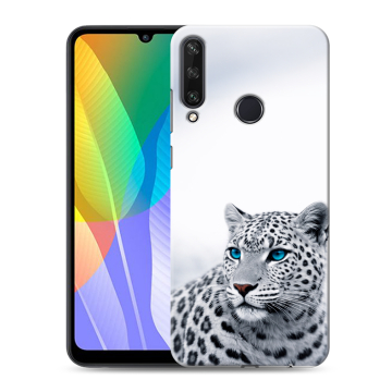 Силиконовый чехол на Huawei Y6p с принтом женский