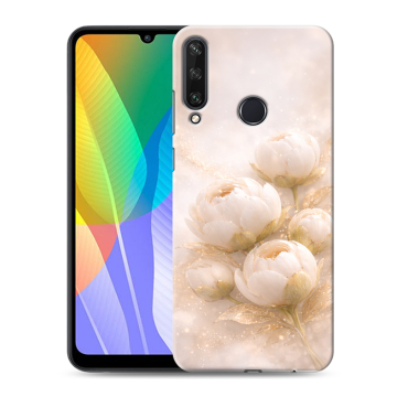 Силиконовый чехол на Huawei Y6p с принтом женский
