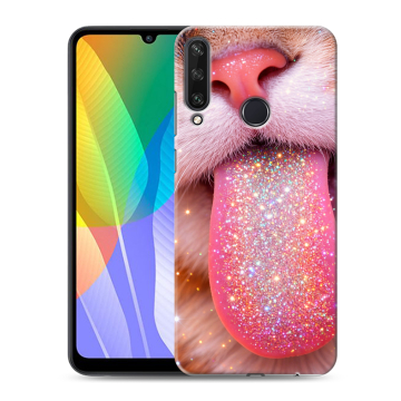 Силиконовый чехол на Huawei Y6p с принтом для девочек