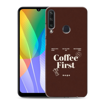Силиконовый чехол на Huawei Y6p с принтом женский