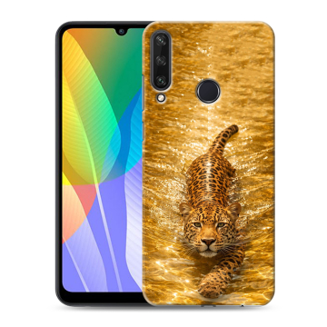 Силиконовый чехол на Huawei Y6p с принтом женский