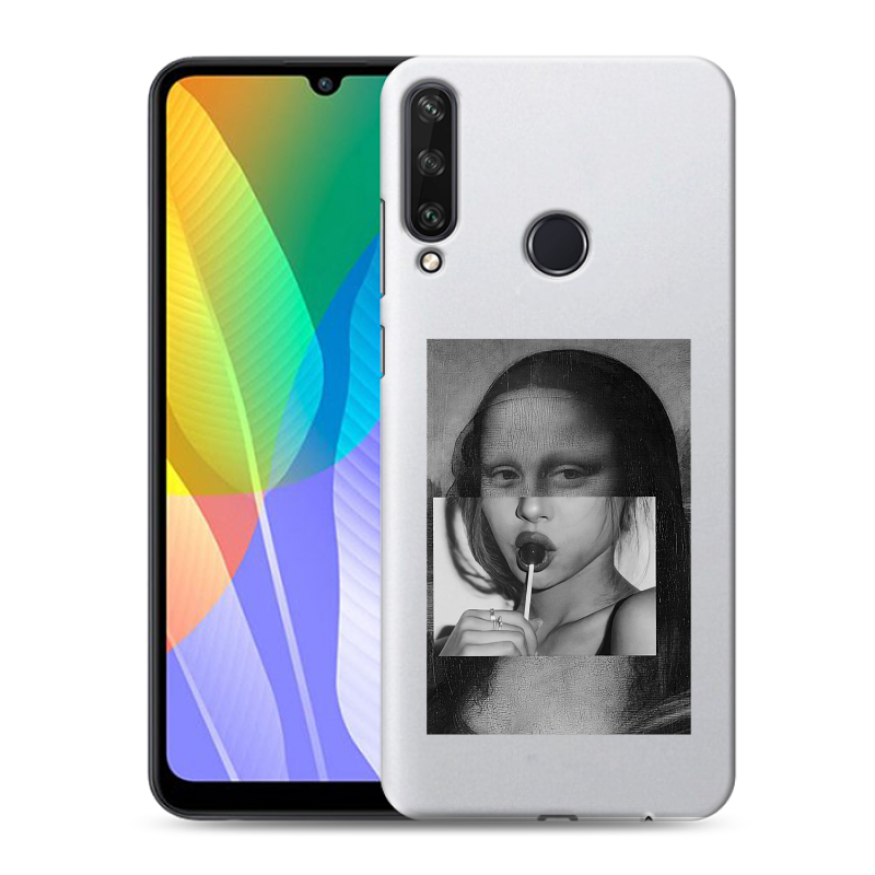 Пластиковый чехол на Huawei Y6p с принтом Мона Лиза Пластиковый чехол на Huawei Y6p с принтом Мона Лиза