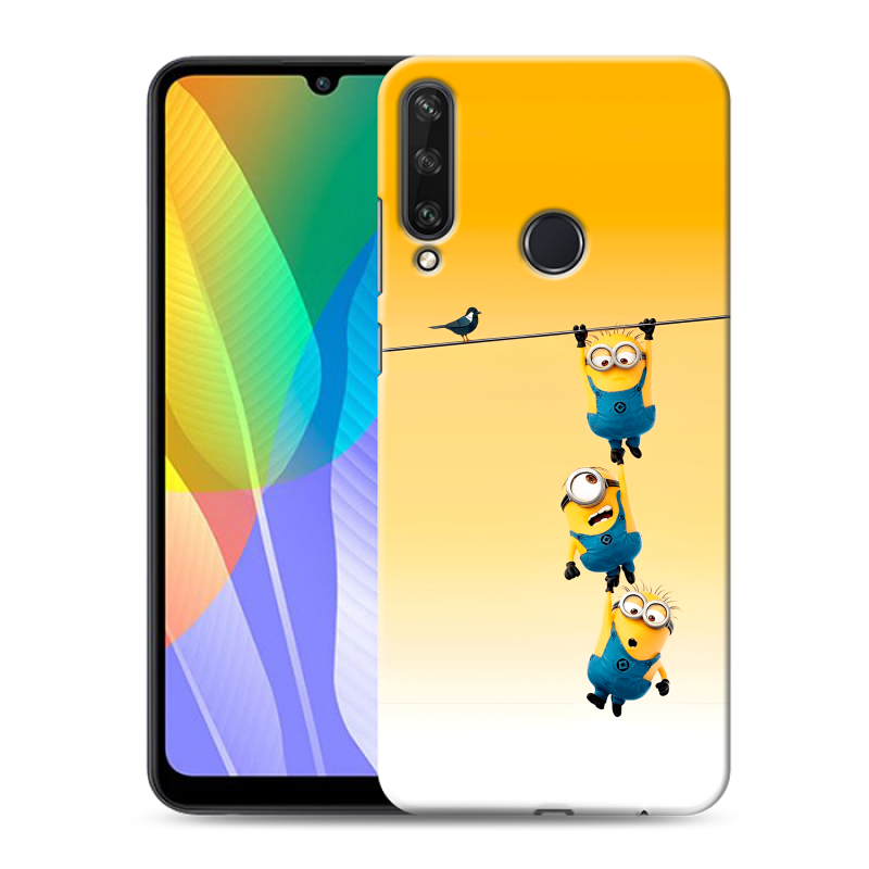 Пластиковый чехол на Huawei Y6p с принтом Миньоны Пластиковый чехол на Huawei Y6p с принтом Миньоны