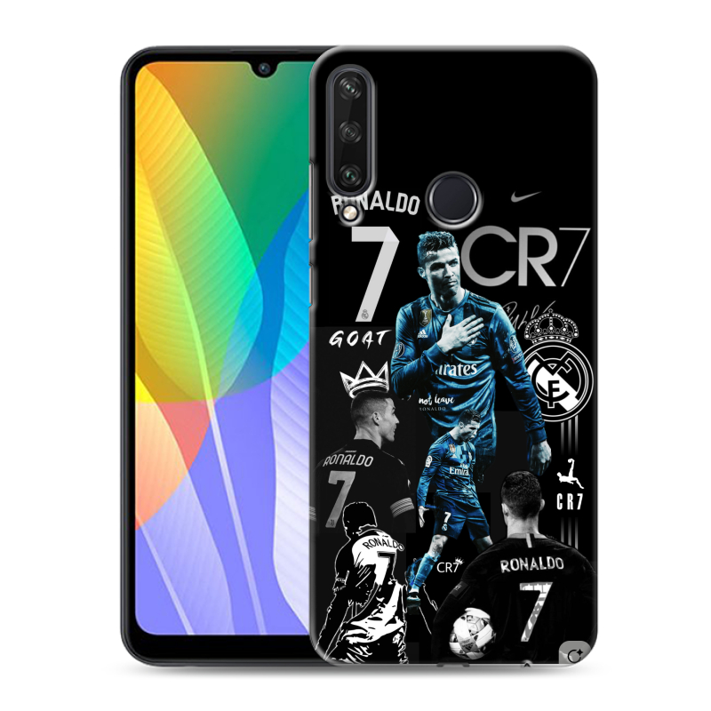 Пластиковый чехол на Huawei Y6p с принтом Реал Роналдо Пластиковый чехол на Huawei Y6p с принтом Реал Роналдо