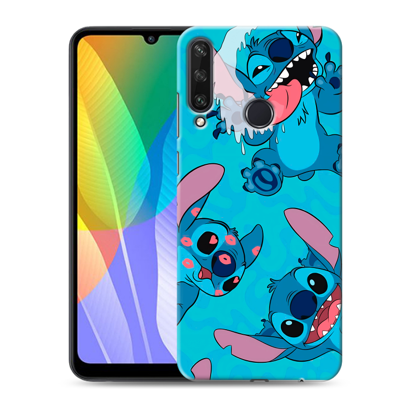 Пластиковый чехол на Huawei Y6p с принтом Лило и Стич Пластиковый чехол на Huawei Y6p с принтом Лило и Стич