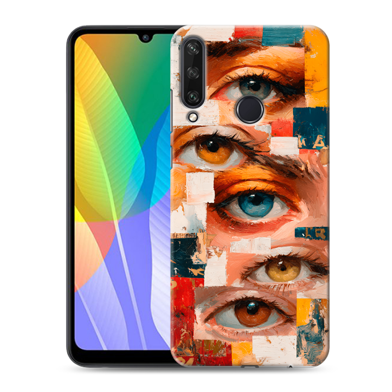 Силиконовый чехол на Huawei Y6p с принтом Модный принт Силиконовый чехол на Huawei Y6p с принтом Модный принт
