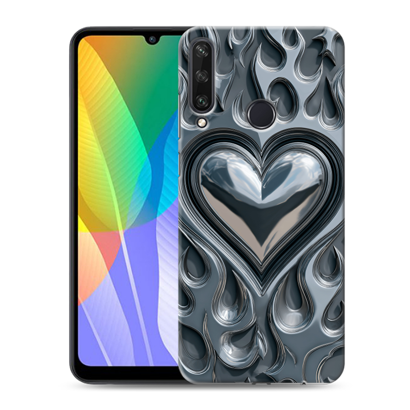 Силиконовый чехол на Huawei Y6p с принтом Y2K Силиконовый чехол на Huawei Y6p с принтом Y2K