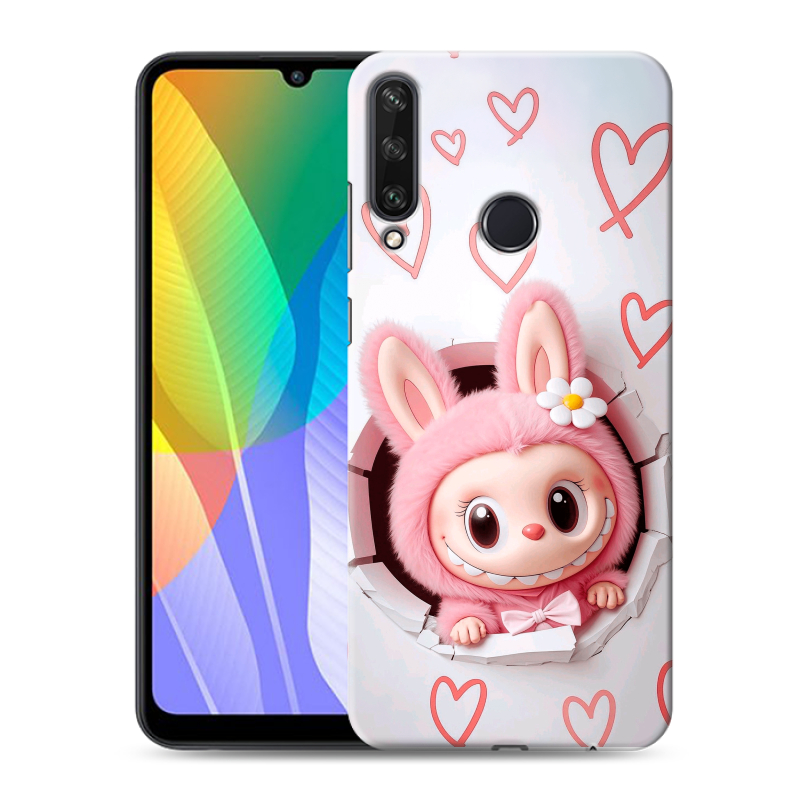 Силиконовый чехол на Huawei Y6p с принтом Labubu Лабубу Силиконовый чехол на Huawei Y6p с принтом Labubu Лабубу
