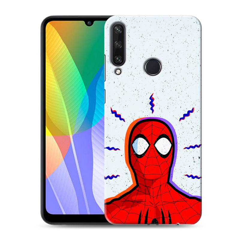 Силиконовый чехол на Huawei Y6p с принтом Spiderman Человек паук Силиконовый чехол на Huawei Y6p с принтом Spiderman Человек паук