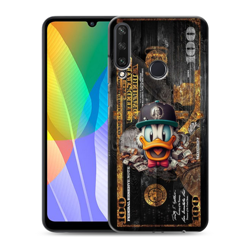 Пластиковый чехол на Huawei Y6p с принтом Дональд Дак Доллар Пластиковый чехол на Huawei Y6p с принтом Дональд Дак Доллар