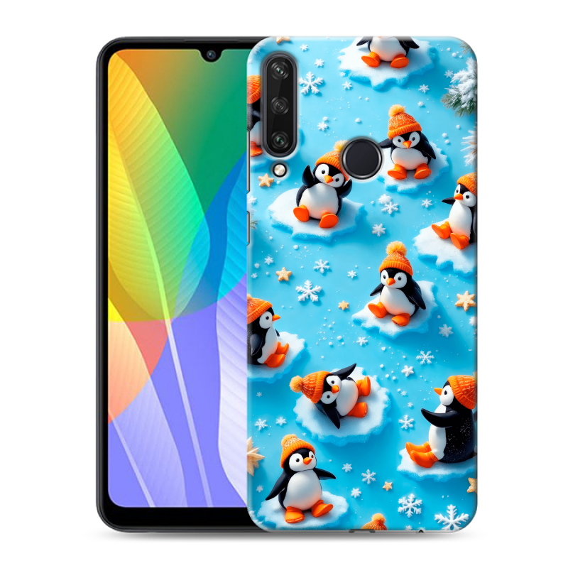Пластиковый чехол на Huawei Y6p с принтом Новый год Пластиковый чехол на Huawei Y6p с принтом Новый год