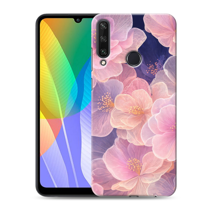 Силиконовый чехол на Huawei Y6p с принтом женский Силиконовый чехол на Huawei Y6p с принтом женский
