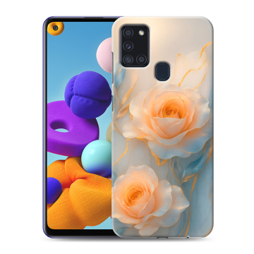 Силиконовый чехол на Samsung Galaxy A21s с принтом Женский