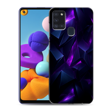 Силиконовый чехол на Samsung Galaxy A21s с принтом Абстракиция