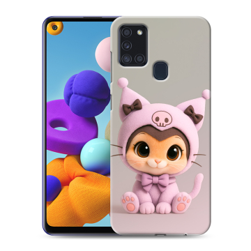 Силиконовый чехол на Samsung Galaxy A21s с принтом Куроми Kuromi 