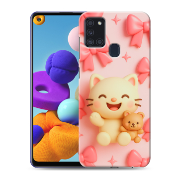 Силиконовый чехол на Samsung Galaxy A21s с принтом для девочек Силиконовый чехол на Samsung Galaxy A21s с принтом для девочек
