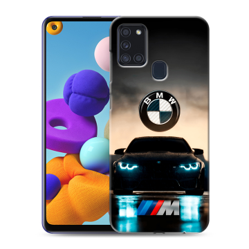 Силиконовый чехол на Samsung Galaxy A21s с принтом БМВ BMW Силиконовый чехол на Samsung Galaxy A21s с принтом БМВ BMW