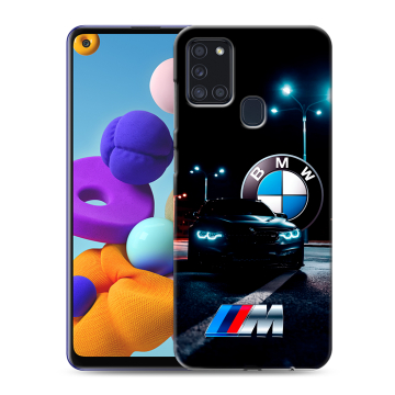 Силиконовый чехол на Samsung Galaxy A21s с принтом БМВ BMW Силиконовый чехол на Samsung Galaxy A21s с принтом БМВ BMW