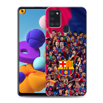 Силиконовый чехол на Samsung Galaxy A21s с принтом Барселона Barcelona Силиконовый чехол на Samsung Galaxy A21s с принтом Барселона Barcelona