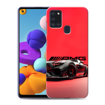 Силиконовый чехол на Samsung Galaxy A21s с принтом Мерседес Mercedes AMG Силиконовый чехол на Samsung Galaxy A21s с принтом Мерседес Mercedes AMG