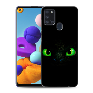 Силиконовый чехол на Samsung Galaxy A21s с принтом Как приручить дракона Силиконовый чехол на Samsung Galaxy A21s с принтом Как приручить дракона