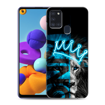 Силиконовый чехол на Samsung Galaxy A21s с принтом Король лев Силиконовый чехол на Samsung Galaxy A21s с принтом Король лев