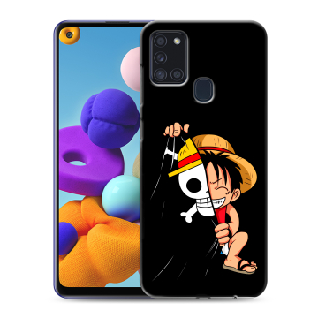 Силиконовый чехол на Samsung Galaxy A21s с принтом One Piece Ван Пис Силиконовый чехол на Samsung Galaxy A21s с принтом One Piece Ван Пис