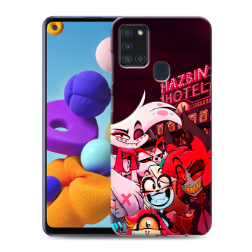 Силиконовый чехол на Samsung Galaxy A21s с принтом Hazbin Hotel Отель Хазбин Силиконовый чехол на Samsung Galaxy A21s с принтом Hazbin Hotel Отель Хазбин