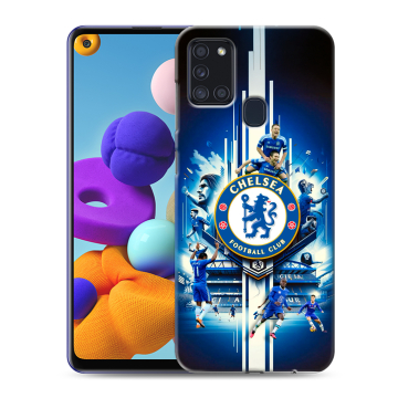Силиконовый чехол на Samsung Galaxy A21s с принтом Chelsea Челси Силиконовый чехол на Samsung Galaxy A21s с принтом Chelsea Челси