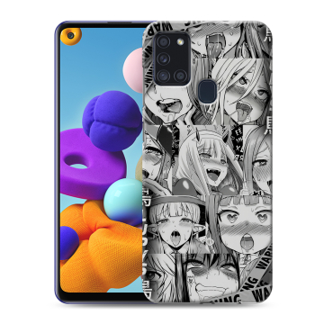 Силиконовый чехол на Samsung Galaxy A21s с принтом Ahegao Ахегао Аниме Силиконовый чехол на Samsung Galaxy A21s с принтом Ahegao Ахегао Аниме