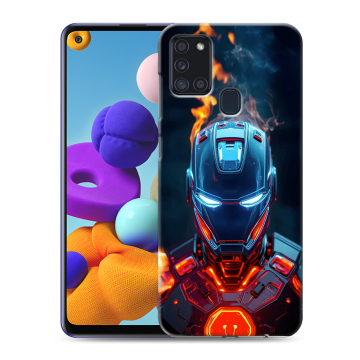 Силиконовый чехол на Samsung Galaxy A21s с принтом IronMan Железный человек Силиконовый чехол на Samsung Galaxy A21s с принтом IronMan Железный человек